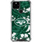 NFL New York Jets Tropical Print Google Pixel 5 Clear Case
